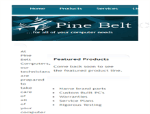 Tablet Screenshot of pinebeltpc.net